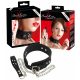 Bad Kitty - Silicone Collar with Leash (Black) 