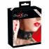 Bad Kitty - Silicone Collar with Leash (Black) 