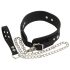 Bad Kitty - Silicone Collar with Leash (Black) 