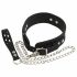 Bad Kitty - Silicone Collar with Leash (Black) 