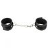 Vegan Fetish - Short Chain Handcuffs (Black) 