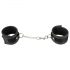 Vegan Fetish - Short Chain Handcuffs (Black) 