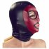 Bad Kitty - Shiny Suck Mask - Black-Red (S-L) 