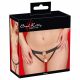 Bad Kitty - Chain and Ring Women's Panties (Black)  - L/XL