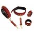 Bad Kitty - Thigh to Wrist Cuffs Set (Red) 