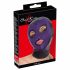 Bad Kitty - shiny suction mask (purple-black) 