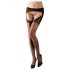 Cottelli - Black Sexy Stockings  - L/XL