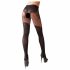 Cottelli - Open Fishnet Stockings (Black)  - 4/L