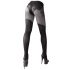 Cottelli - Open Fishnet Stockings (Black)  - 5(XL)