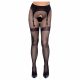 Cottelli Legwear - Open Garter Tights - Black (S-L) 