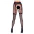 Cottelli Legwear - Open Garter Tights - Black (S-L) 