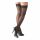 Cottelli - Black Thigh Highs with Stripe 