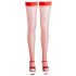 Cottelli - Dense Fishnet Thigh-Highs (Red) 