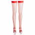 Cottelli - Dense Fishnet Thigh-Highs (Red) 