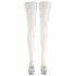 Cottelli - Satin Thigh-Highs (White) 