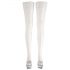 Cottelli - Satin Thigh-Highs (White) 