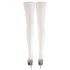 Cottelli - Satin Thigh-Highs (White) 