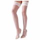 Cottelli - Satin Thigh-Highs (White)  - 5/XL