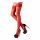 Cottelli - Satin Thigh Highs (Red)  - 2/M