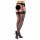 Cottelli - Fishnet Stockings with Lace-up Lace Trim 