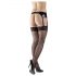 Cottelli - Fishnet Stockings - With Lace-Up Lace Trim