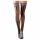 Cottelli - Thigh Highs with Silver Lace Trim 