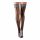 Cottelli - Thigh Highs with Silver Lace Trim  - 4