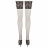 Cottelli Plus Size - Thigh Highs with 15cm Lace Top (Black) 