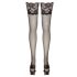 Cottelli - Floral Lace Thigh Highs (Black) 