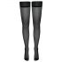 Cottelli - Small Polka Dot Thigh Highs (Black)  - 3