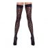 Cottelli Legwear - Leopard Print Thigh Highs (Black) 