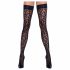 Cottelli Legwear - Leopard Print Thigh Highs (Black) 