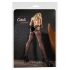 Cottelli - Wavy Black Sexy Stockings - M