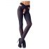 Cottelli - Black Criss-Cross Stockings - L/XL