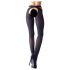 Cottelli - Cross-Strap Stockings (Black) - L/XL