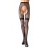 Cottelli - Lace-Insert Fishnet Stockings (Black)  - M/L