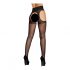 Cottelli - Lace Waist Fishnet Stockings (Black) 