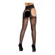 Cottelli - Lace Waist Fishnet Stockings (Black)  - 5