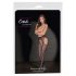 Cottelli Legwear - Open, Shimmering Fishnet Stockings - Black (S-L) 