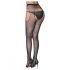 Cottelli Legwear - Open, Shimmering Fishnet Stockings - Black (S-L) 