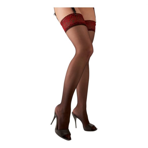 Cottelli - Embroidered Stockings 