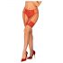 Obsessive - Lace Stockings (Red-Nude) - L/XL