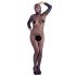 Mandy Mystery - Full Body Fishnet Bodysuit with Mask - Black (S-L) 