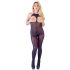 NO:XQSE - Open Halterneck Bodysuit - Black (S-L) 