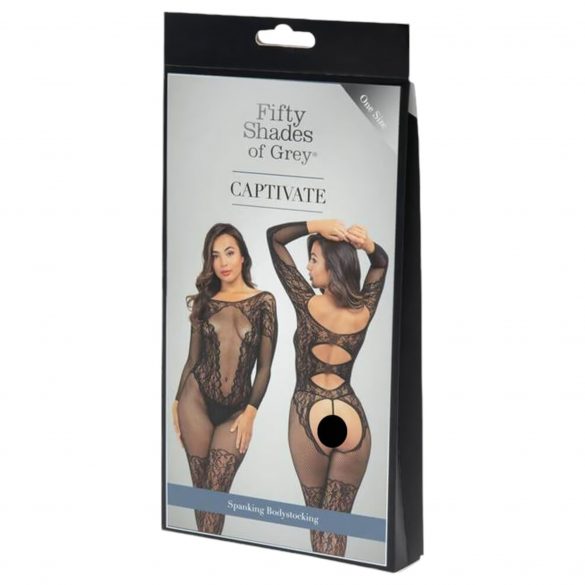 Fifty Shades of Grey - Spicy Lace Bodysuit (Black) 