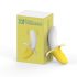 Lonely - Battery-Powered, Waterproof Banana Vibrator (Yellow-White) 