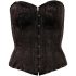 Cottelli - Embroidered Party Corset (Black) 