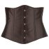 Cottelli Plus Size - Satin Corset (Black) 