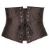 Cottelli Plus Size - Satin Corset (Black) 