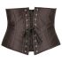 Cottelli Plus Size - Satin Corset (Black) 